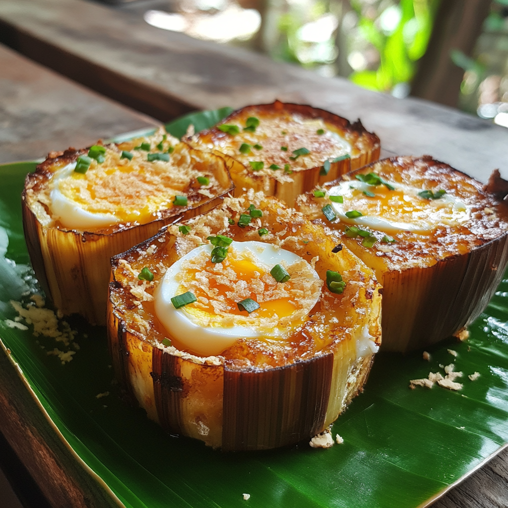 Indulge in the traditional Filipino Bibingka, a soft and fluffy rice cake baked with coconut milk and topped with salted egg and cheese. This easy Pinoy dessert recipe is a holiday favorite, offering a delightful blend of sweet and savory flavors. Perfect for sharing with family and friends during festive occasions.