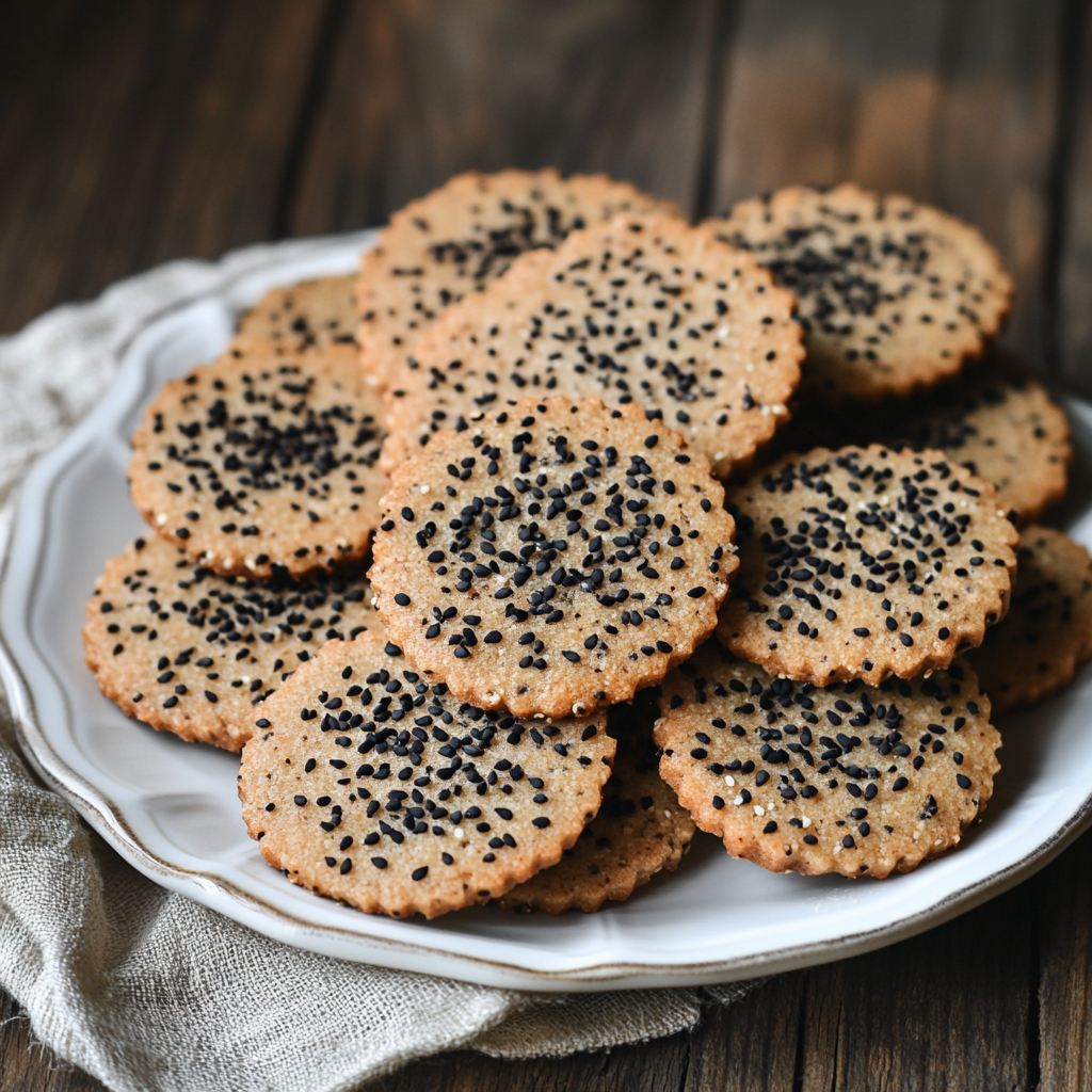 Black Sesame Cookies