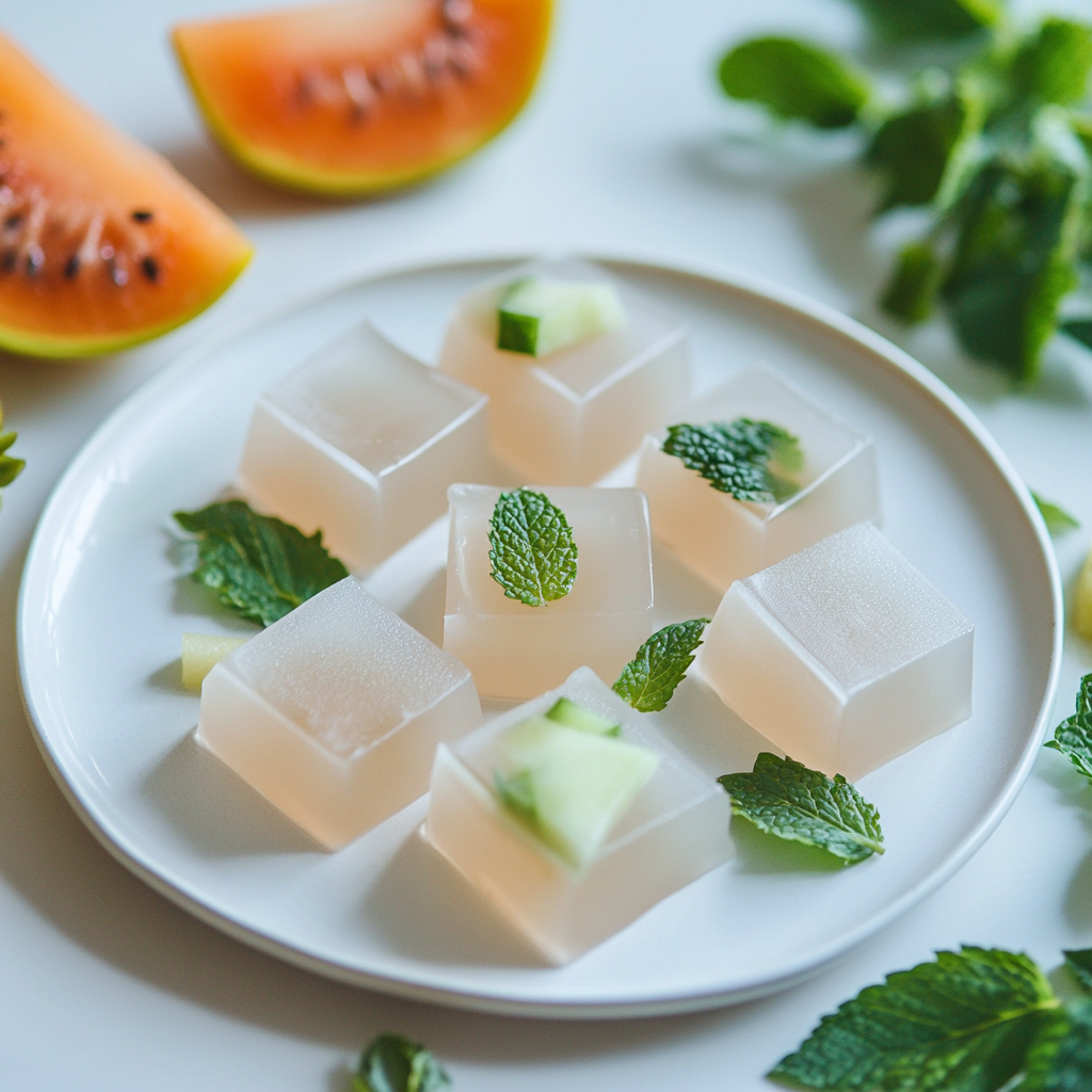 Coconut Jelly cubes