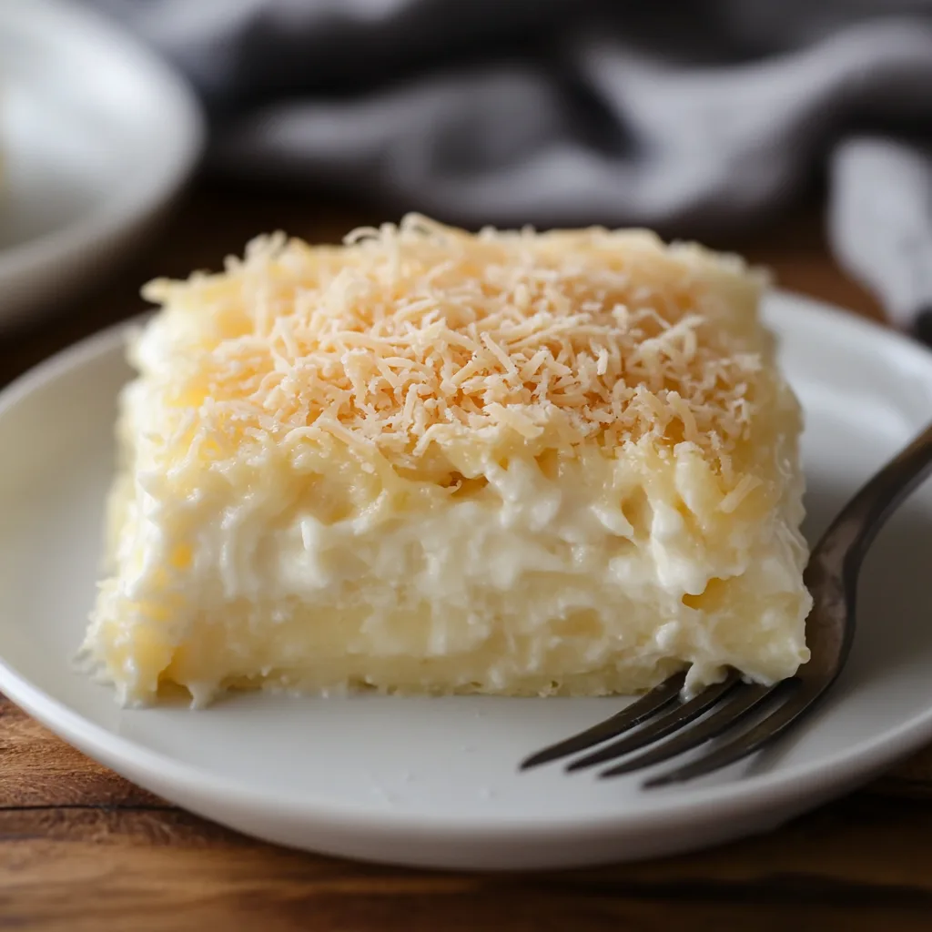 Indulge in the smooth and luscious Maja Blanca, a traditional Filipino coconut pudding made with coconut milk, cornstarch, and sweet corn. This easy Pinoy dessert recipe offers a rich and creamy texture, perfect for any celebration or gathering. Enjoy this classic treat that’s sure to satisfy your sweet cravings.
