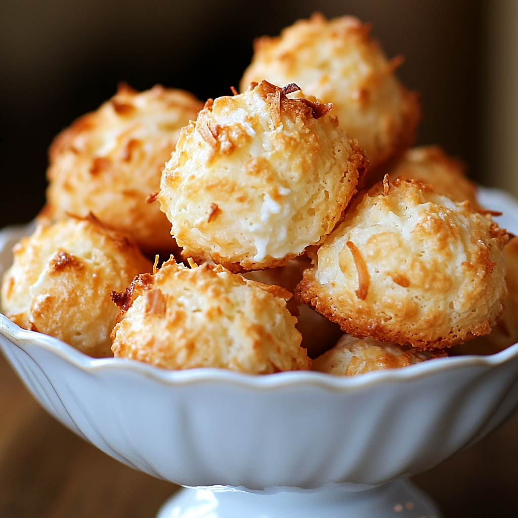 Indulge in the tropical delight of Ricotta and Coconut Macaroons, a perfect blend of creamy ricotta and sweet coconut. This easy ricotta dessert recipe is a must-try for coconut lovers looking for a unique and delicious treat.