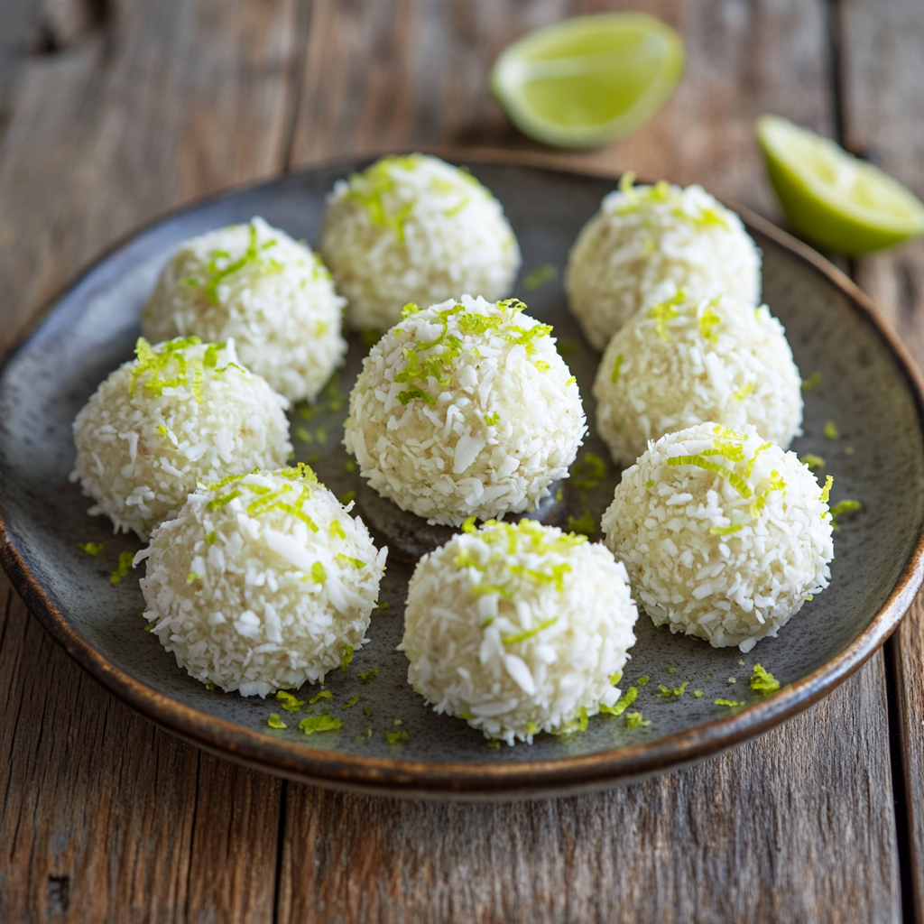 Boost your energy with this Coconut Lime Energy Balls, one of the most refreshing easy no-bake dessert recipes. This recipe combines the tropical flavors of coconut and lime with dates and nuts, creating a delicious and healthy snack that’s perfect for any time of day.