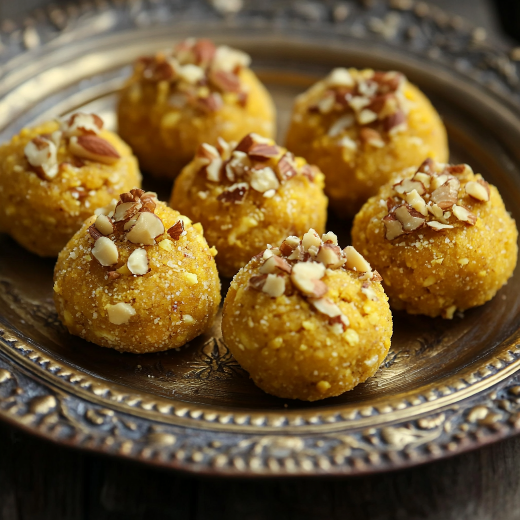 Explore the world of easy Indian dessert recipes with our traditional Besan Ladoo recipe. Made with roasted gram flour, ghee, and cardamom, these melt-in-your-mouth sweet balls are simple to prepare and ideal for festive occasions. Enjoy the rich, nutty flavor of this classic Indian dessert that’s sure to delight your taste buds.