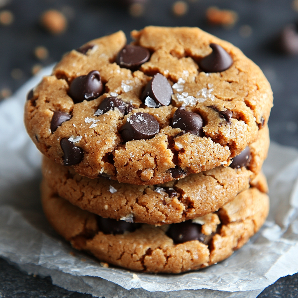 Indulge in our Flourless Peanut Butter Chocolate Chip Cookies! This easy gluten free desserts recipe combines rich peanut butter with melty chocolate chips for a deliciously chewy treat. Perfect for any occasion!