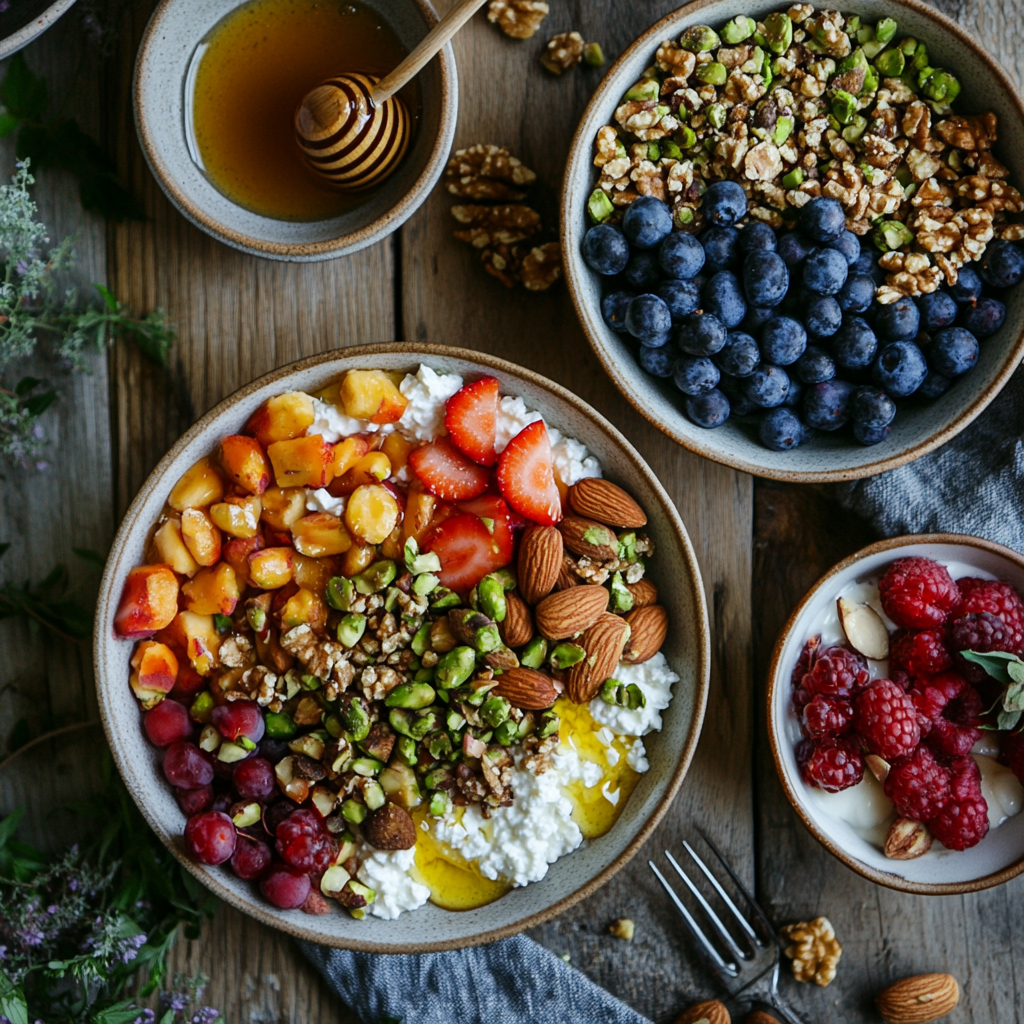Nutty Crunch with Cottage Cheese